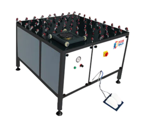 Manual Insulating Glass Rotated Sealant Spreading Table